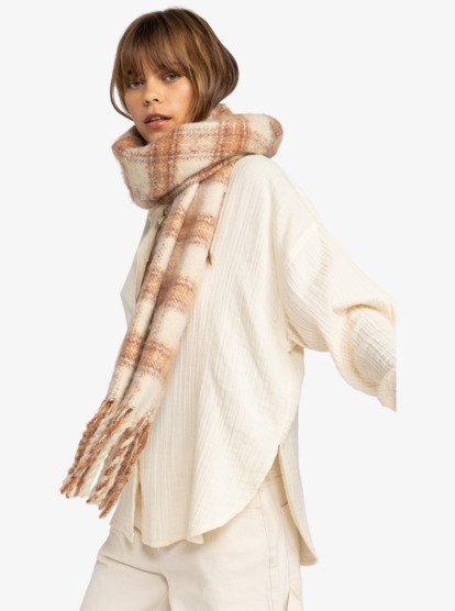 Cute Blush - Plaid Scarf for Women  ERJAA04295