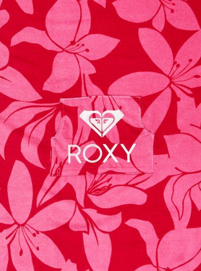roxy, Stay Magical Printed - Poncho Towel for Women, TOMATO KLAEIDO (rph6) Stay Magical Printed - Poncho Towel for Women  ERJAA04395