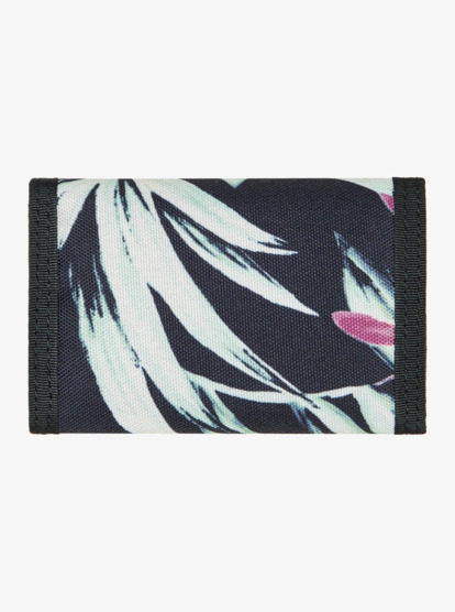 roxy, Small Beach - Bi-Fold Wallet for Women, ANTHRACITE WIND SWEPT FLORAL (kvj9) Small Beach - Bi-Fold Wallet for Women  ERJAA04401