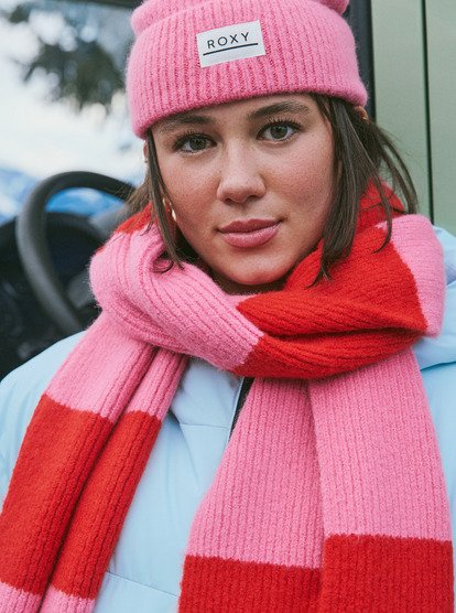 roxy, Forever Winter - Gestreifter Schal für Frauen, TOMATO (rph0) Forever Winter - Stripy Scarf for Women  ERJAA04414