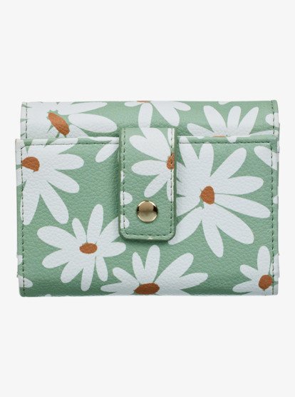 roxy, Sideral Love Printed - Carteira em imitação de pele para Mulher, LAUREL GREEN DREAM BIG FLORAL (geq6) Sideral Love Printed - Faux Leather Wallet for Women  ERJAA04442