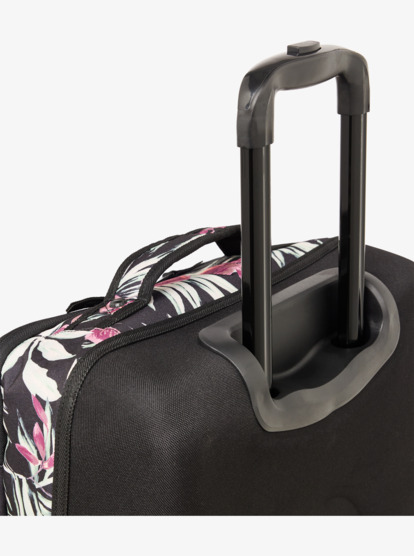 roxy, Big Souvenir - Grote Rolkoffer voor Dames, ANTHRACITE WIND SWEPT FLORAL (kvj9) Big Souvenir - Large Wheelie Suitcase for Women  ERJBL03319