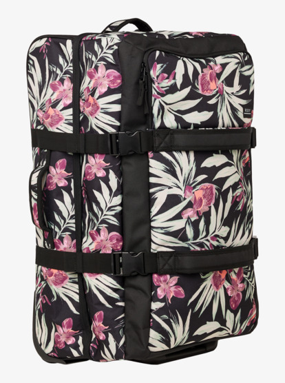 roxy, Travel Dreaming - Medium Wheelie Suitcase for Women, ANTHRACITE WIND SWEPT FLORAL (kvj9) Travel Dreaming - Medium Wheelie Suitcase for Women  ERJBL03323
