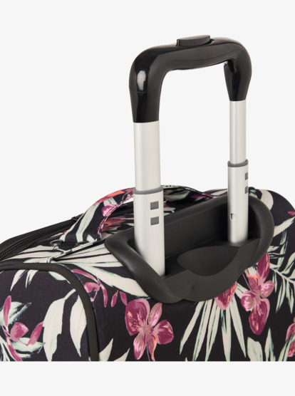 roxy, Cabin Island - Small Wheelie Suitcase for Women, ANTHRACITE WIND SWEPT FLORAL (kvj9) Cabin Island - Small Wheelie Suitcase for Women  ERJBL03325