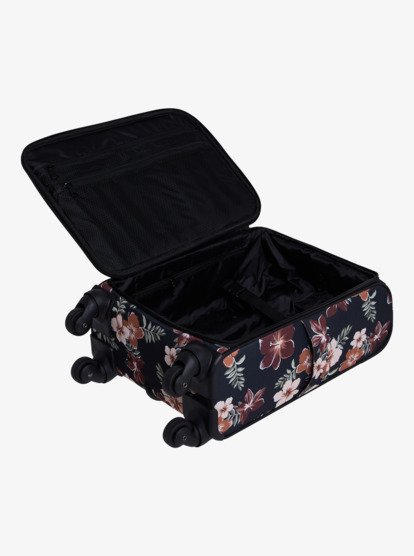 roxy, Cabin Island - Small Wheeled Suitcase for Women, ALMOND TROPICAL FEELS (cmd7) Cabin Island - Small Wheeled Suitcase for Women  ERJBL03328