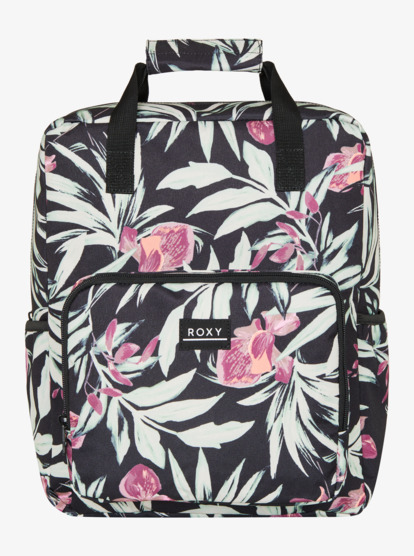 roxy, Better With Sun Printed - Mittelgroßer Rucksack für Frauen, ANTHRACITE WIND SWEPT FLORAL (kvj9) Better With Sun Printed - Medium Backpack for Women  ERJBP04886