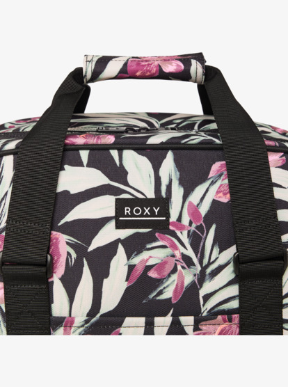 roxy, Feel Happy - Medium Sport Duffle Bag for Women, ANTHRACITE WIND SWEPT FLORAL (kvj9) Feel Happy - Medium Sport Duffle Bag for Women  ERJBP04889