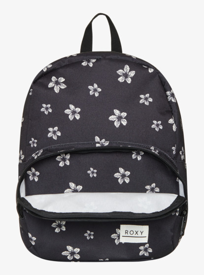 roxy, Always Core Printed - Kleiner Rucksack für Frauen, ANTHRACITE SOL SEARCHER DITSY (kvj4) Always Core Printed - Small Backpack for Women  ERJBP04915