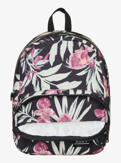 roxy, Always Core Printed - Kleiner Rucksack für Frauen, ANTHRACITE WIND SWEPT FLORAL (kvj9) Always Core Printed - Small Backpack for Women  ERJBP04915