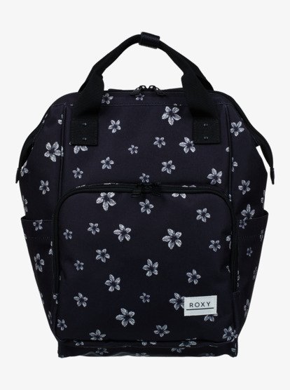 roxy, Swifty - Medium Backpack for Women, ANTHRACITE SOL SEARCHER DITSY (kvj4) Swifty - Medium Backpack for Women  ERJBP04916
