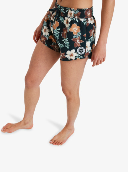 roxy, No Bad Waves Printed 2" - Board Shorts for Women, ALMOND TROPICAL FEELS (cmd7) No Bad Waves Printed 2" - Board Shorts for Women  ERJBS03332