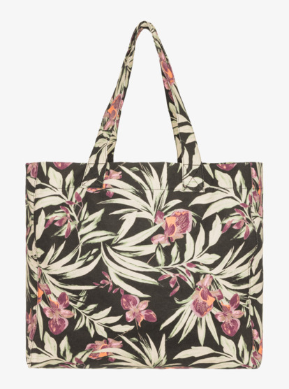 roxy, Anti Bad Vibes - Große Tragetasche für Frauen, ANTHRACITE WIND SWEPT FLORAL (kvj9) Anti Bad Vibes - Large Tote Bag for Women  ERJBT03431