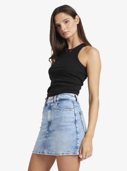 Rain - Mini Denim Skirt for Women  ERJDK03033