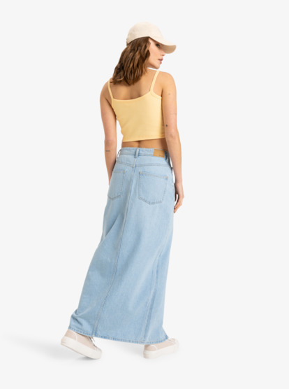 Sun Winds - Long Denim Skirt for Women  ERJDK03035