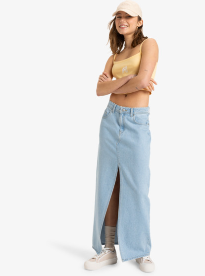 Sun Winds - Long Denim Skirt for Women  ERJDK03035