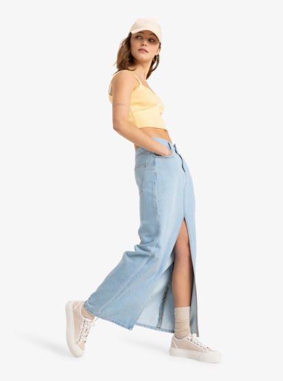 Sun Winds - Long Denim Skirt for Women  ERJDK03035