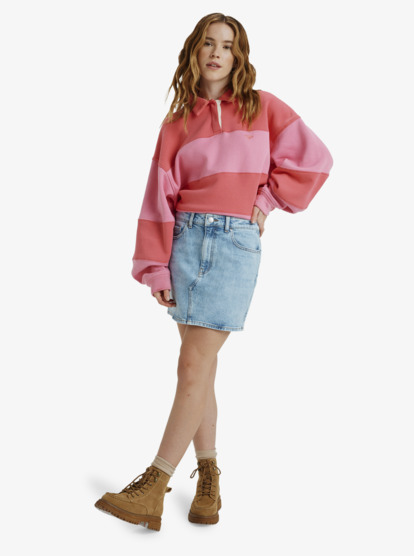 roxy, Rain Mini Skirt Beau Blue - Denim minirok voor Dames, BEAU BLUE (bsbw) Rain Mini Skirt Beau Blue - Mini Denim Skirt for Women  ERJDK03038