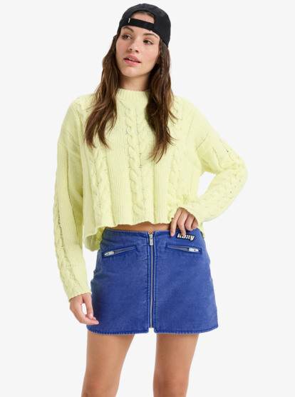 Chloe Kim - Moto Style Mini Skirt for Women  ERJDK03041