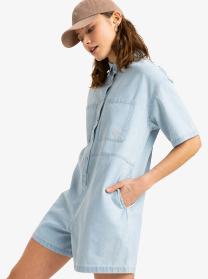 Hunting Waves - Denim Romper for Women  ERJDO03000