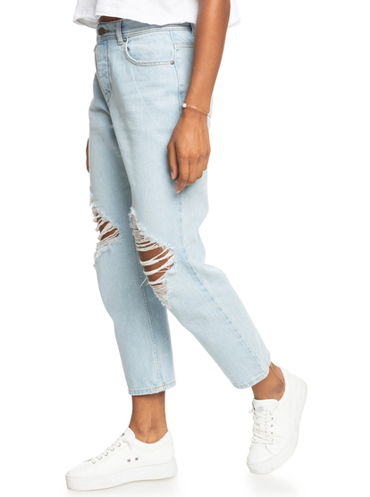 Fresh Way Mid - Straight Fit Jeans for Women  ERJDP03291