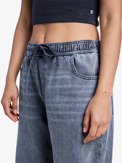 roxy, Stunning View Mid Grey - Jeans met relaxed fit voor Dames, MID GREY (kph0) Stunning View Mid Grey - Relaxed Jeans for Women  ERJDP03318