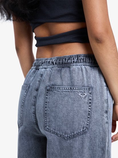 roxy, Stunning View Mid Grey - Jeans met relaxed fit voor Dames, MID GREY (kph0) Stunning View Mid Grey - Relaxed Jeans for Women  ERJDP03318