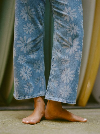 Boogie Night Mid Surf Wash - Wide Leg Denim Jeans for Women  ERJDP03323