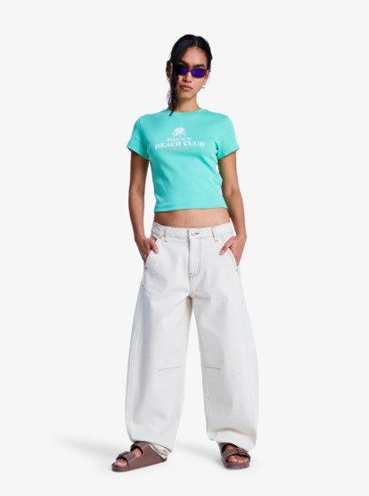 Cloudbreak Mid Sandbar - Barrel Fit Denim Jeans for Women  ERJDP03324