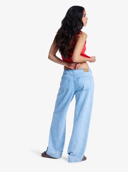 Coco Low Sunbleached - Loose Fit Denim Jeans for Women  ERJDP03325
