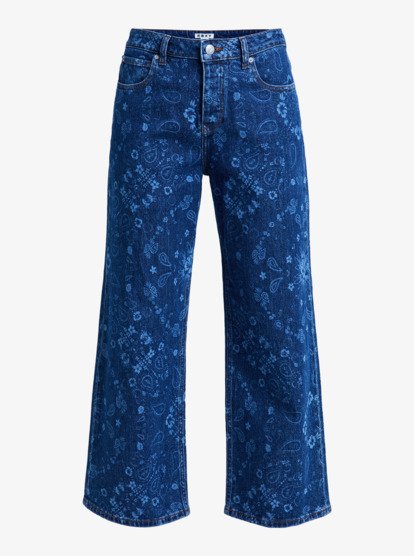 Boogie Night Mid Ocean Blue - Wide Leg Denim Jeans for Women  ERJDP03332