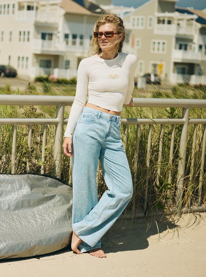 Dawn Patrol Mid Sunbleached - Loose Fit Denim Jeans for Women  ERJDP03340