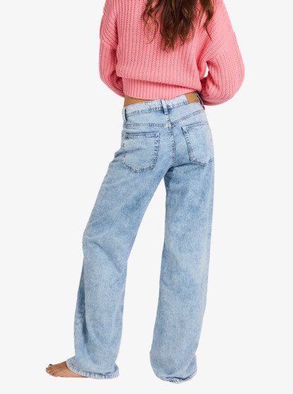 Dawn Patrol Mid Sunbleached - Loose Fit Denim Jeans for Women  ERJDP03340