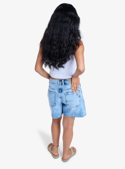 Morning Splendour - Denim Bermuda Shorts for Women  ERJDS03337