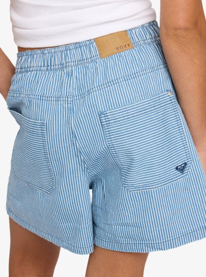 Stay Wavy Mid - Denim Shorts for Women  ERJDS03345