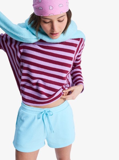 Surf Stoked - Elasticated Waist Shorts for Women  ERJFB03416