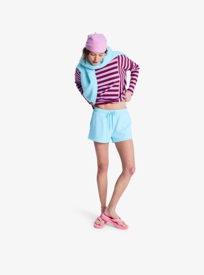 Surf Stoked - Elasticated Waist Shorts for Women  ERJFB03416