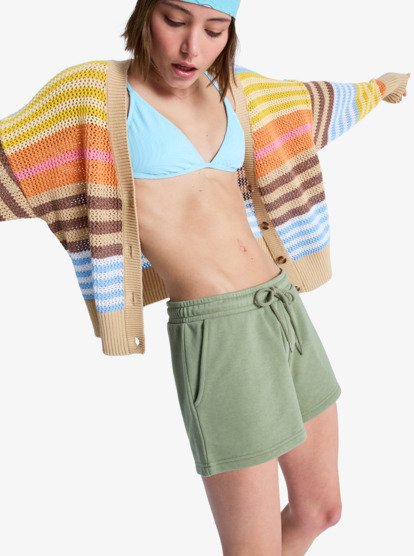 Surf Stoked - Elasticated Waist Shorts for Women  ERJFB03416