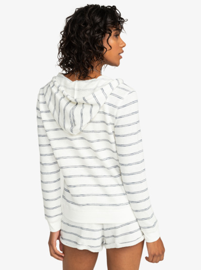 Perfect Wave Stripes - Zip-Up Hoodie for Women  ERJFT04340