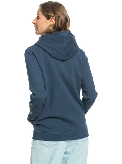 Itia Foil Script - Pullover Hoodie for Women  ERJFT04664