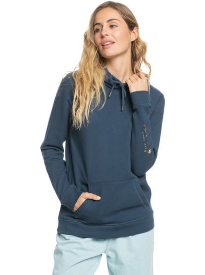 Itia Foil Script - Pullover Hoodie for Women  ERJFT04664