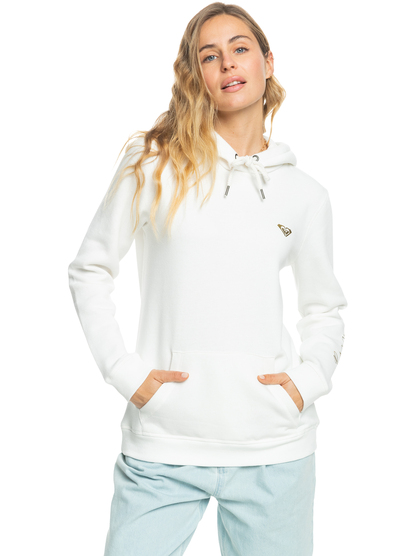 Itia Foil Script - Pullover Hoodie for Women  ERJFT04664