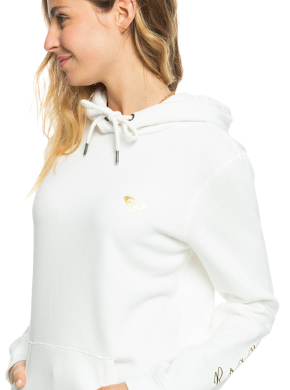 Itia Foil Script - Pullover Hoodie for Women  ERJFT04664