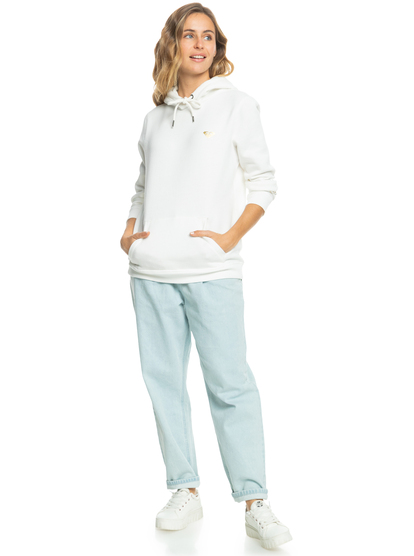 Itia Foil Script - Pullover Hoodie for Women  ERJFT04664