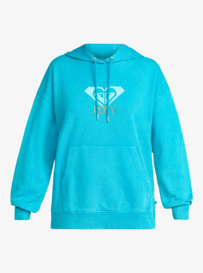 Roxy Life Warm Blue Hug - Oversized Hoodie for Women  ERJFT04727