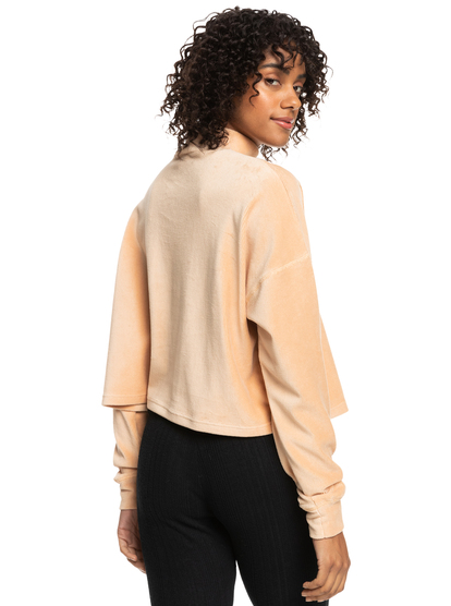 Area Code - Mock Neck Fleece for Women  ERJFT04735