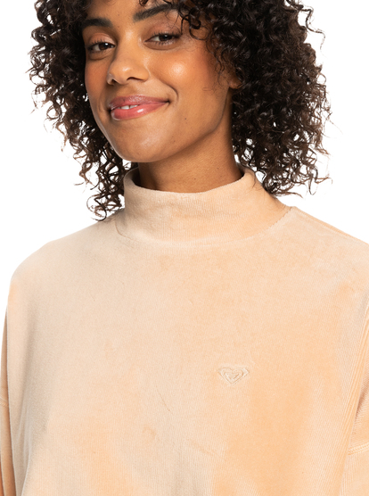 Area Code - Mock Neck Fleece for Women  ERJFT04735