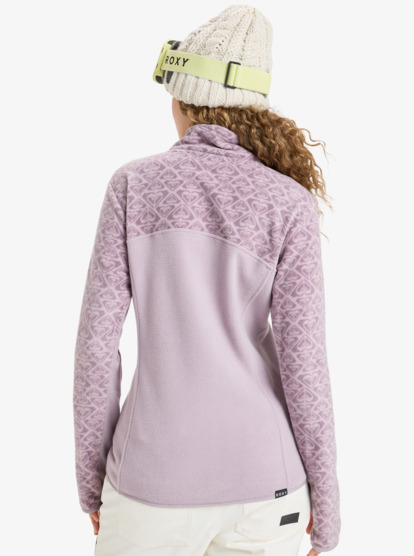 roxy, Sayna Half Zip - Technische middenlaag voor Dames, NIRVANA ROXYGRAM TONAL (pjq2) Sayna Half Zip - Technical Mid Layer for Women  ERJFT04831