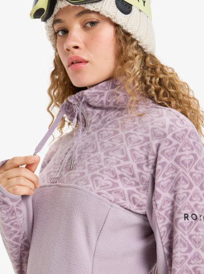roxy, Sayna Half Zip - Technische middenlaag voor Dames, NIRVANA ROXYGRAM TONAL (pjq2) Sayna Half Zip - Technical Mid Layer for Women  ERJFT04831