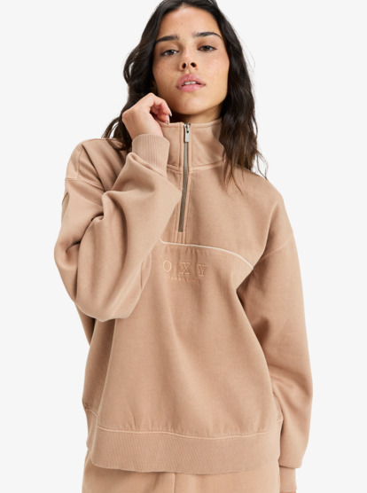 Our Town - Mock Neck Sweatshirt for Women  ERJFT04949