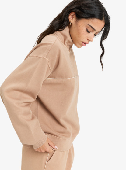 Our Town - Mock Neck Sweatshirt for Women  ERJFT04949